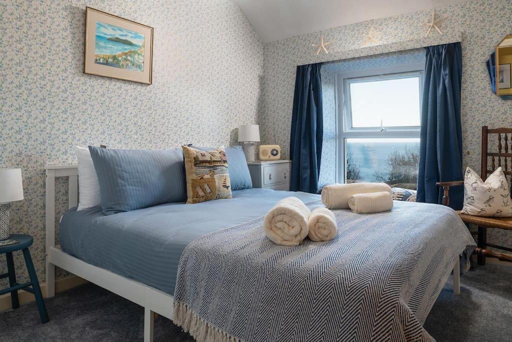 Fantastic Sea Views At Century'S Old Alma'S Cottage - Sleeps Up To 8 Guests Penmaen-mawr المظهر الخارجي الصورة